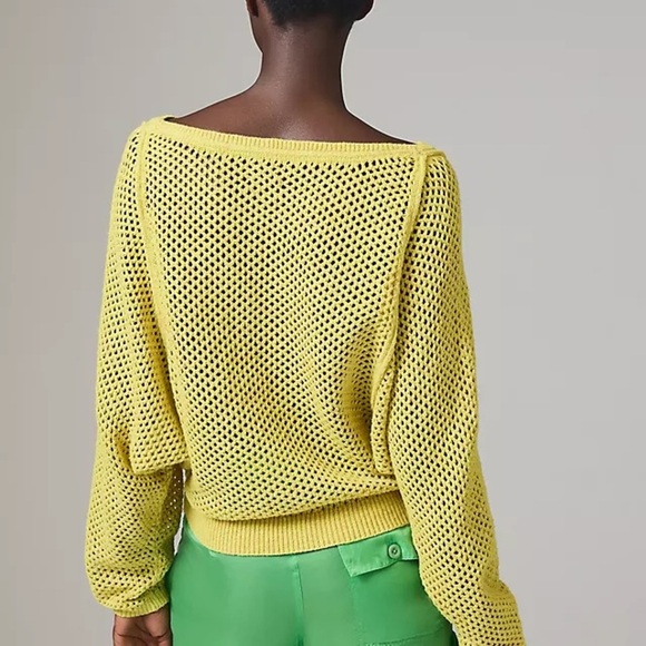 Anthropologie Pilcro Open-Stitch Crewneck Jumper Size XS Knit - Picture 2 of 7